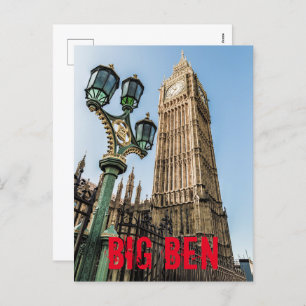 Big Ben in Westminster London-Geschenk Feiertagspostkarte