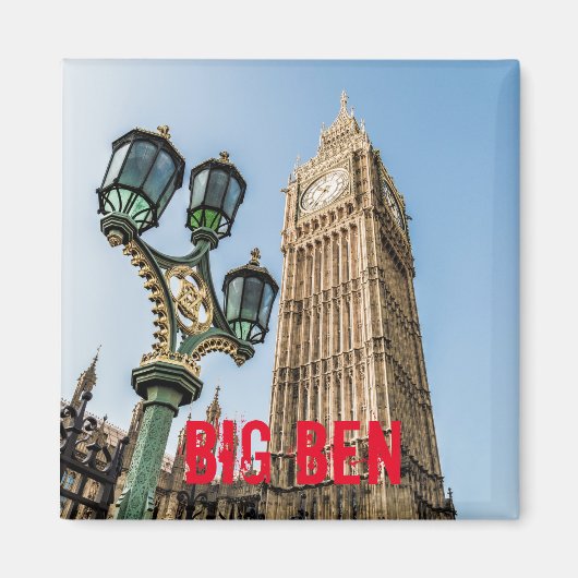 Big Ben in Westminster London-Geschenk Magnet (Vorne)