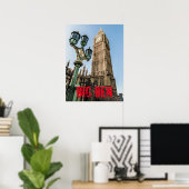 Big Ben in Westminster London-Geschenk Poster (Heimbüro)