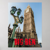 Big Ben in Westminster London-Geschenk Poster (Vorne)
