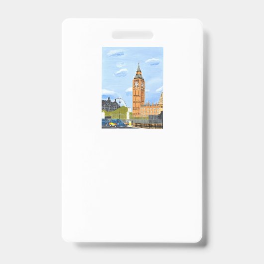 Big Ben, London Abzeichen Ausweis (Vorderseite)