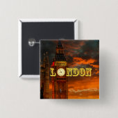 BIG BEN LONDON BUTTON (Vorne & Hinten)
