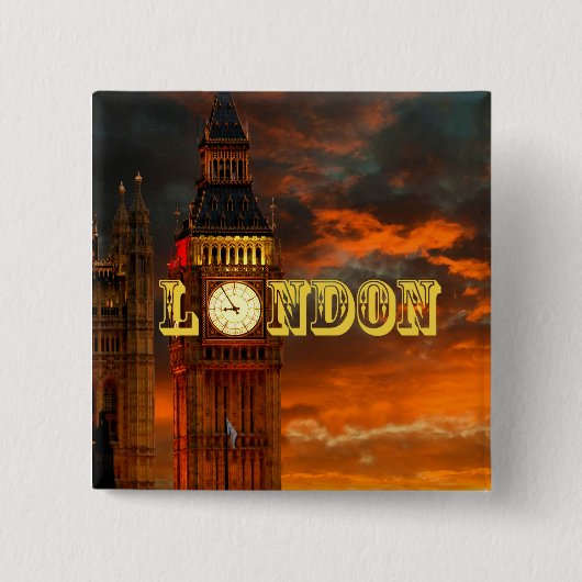 BIG BEN LONDON BUTTON (Vorderseite)
