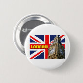 Big Ben - London - England Button (Vorne & Hinten)