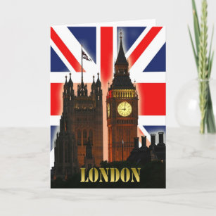 Big Ben, London, England Feiertagskarte