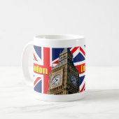 Big Ben - London - England Kaffeetasse (Vorderseite Links)