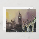 Big Ben London England Post Card Postkarte (Vorne/Hinten)
