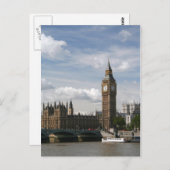 Big Ben, London, England Postkarte (Vorne/Hinten)