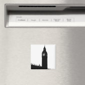 Big Ben London England Silhouette Magnet (In Situ (Geschirrspüler))