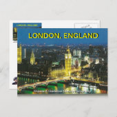 BIG BEN LONDON, ENGLAND VON MOJISOLA A GBADAMOSI O POSTKARTE (Vorne/Hinten)