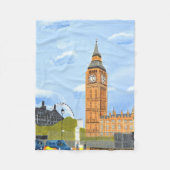 Big Ben London Fleece Blanket (Vorderseite)