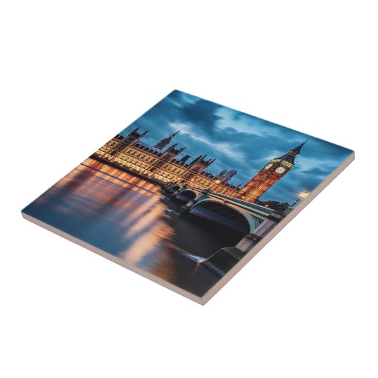 Big Ben, London. Fliese (Seite)