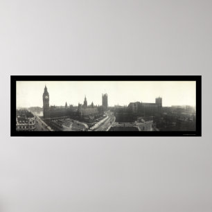 Big Ben London Foto 1919 Poster
