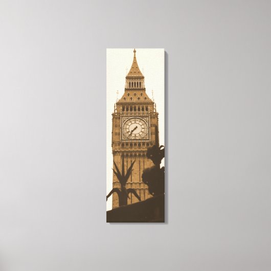 Big Ben - London - Galerie Wrapped Canvas Leinwanddruck (Vorderseite)
