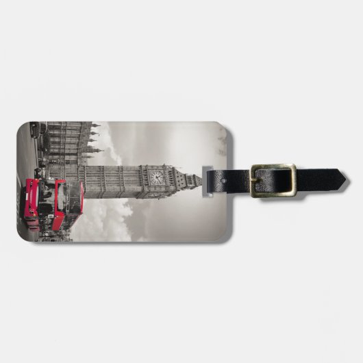 Big Ben London Gepäckanhänger (Vorderseite horizontal)