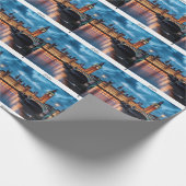 Big Ben, London. Geschenkpapier (Ecke)