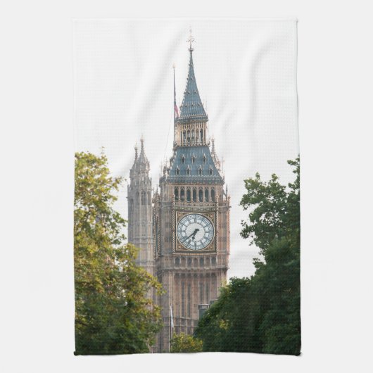 Big Ben London Geschirrtuch (Vertikal)
