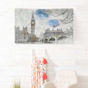 Big Ben, London, Großbritannien Banner