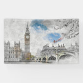 Big Ben, London, Großbritannien Banner (Horizontal)