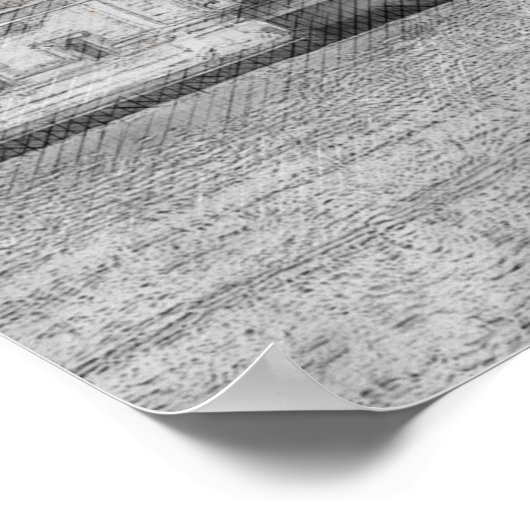 Big Ben, London, Großbritannien Poster (Ecke)