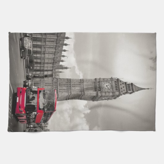 Big Ben London Handtuch (Horizontal)