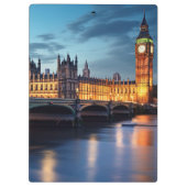 Big Ben, London. Klemmbrett (Rückseite)