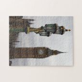 Big Ben - London - Lampen-Posten - Puzzlespiel Puzzle (Horizontal)