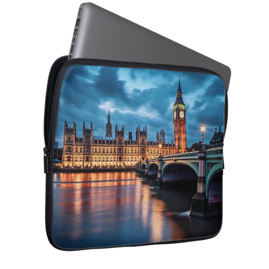 Big Ben, London. Laptopschutzhülle (Vorne Rechts)