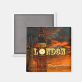 BIG BEN LONDON MAGNET (Vorderseite/Rückseite)