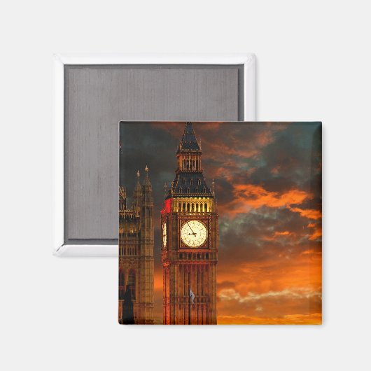 BIG BEN LONDON MAGNET (Vorderseite/Rückseite)