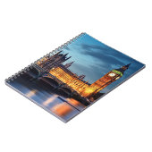 Big Ben, London. Notizblock (Linke Seite)