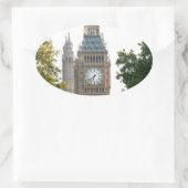 Big Ben London Ovaler Aufkleber (Tasche)