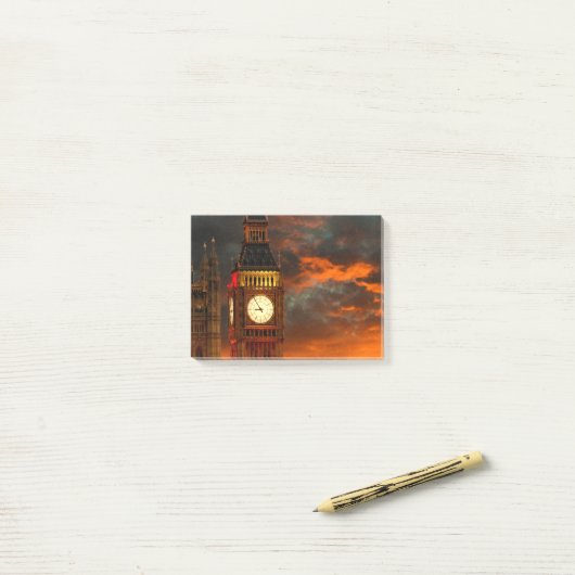 BIG BEN LONDON POST-IT KLEBEZETTEL (Auf Schreibtisch)