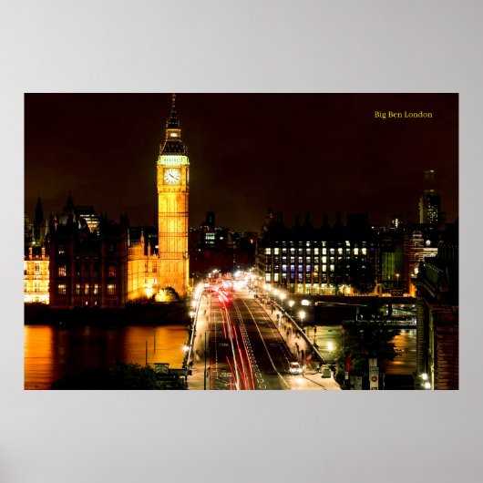 Big Ben London Poster (Vorne)