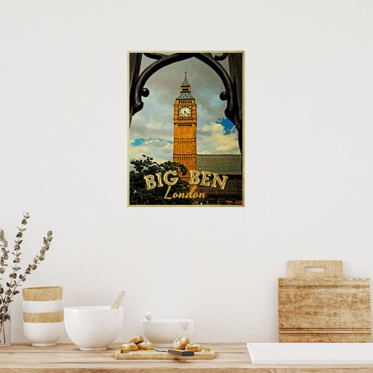Big Ben London Poster (Küche)