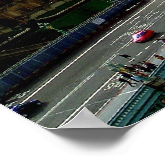 Big Ben, London Poster (Ecke)