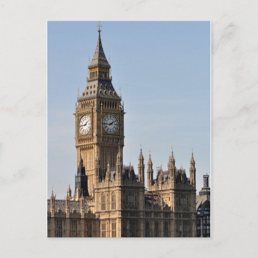 Big Ben London Postkarte (Vorderseite)