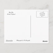 Big Ben, London Postkarte (Rückseite)