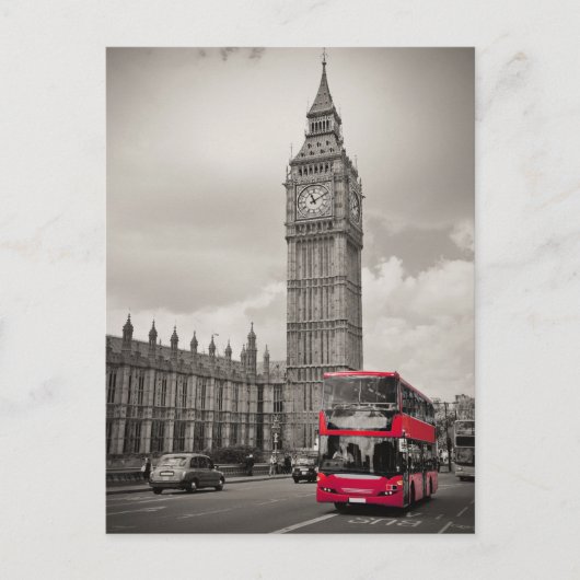 Big Ben London Postkarte (Vorderseite)