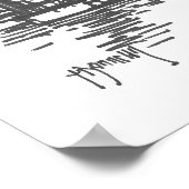 Big Ben London Print Poster (Ecke)