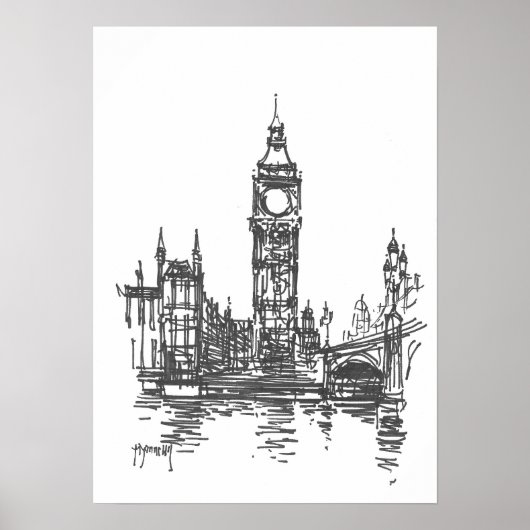 Big Ben London Print Poster (Vorne)