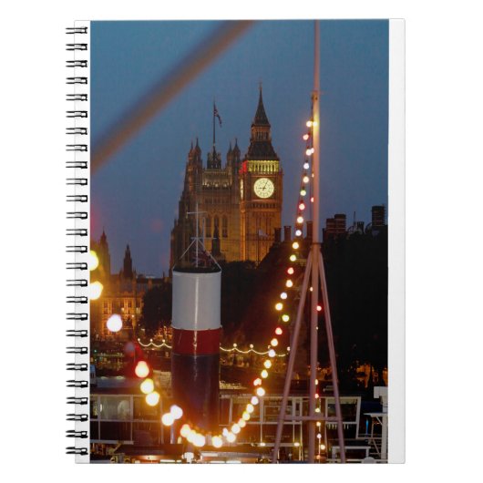 Big Ben London Pro Foto Notizblock (Vorderseite)