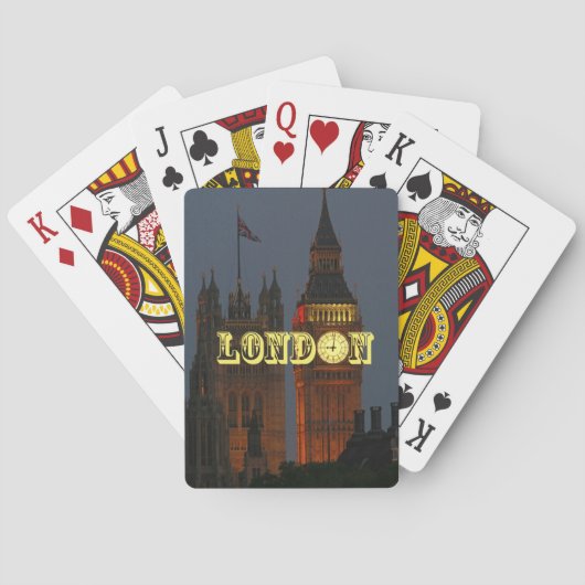 BIG Ben London Pro Foto Spielkarten (Rückseite)