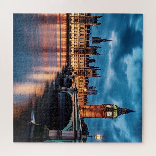 Big Ben, London. Puzzle (Horizontal)