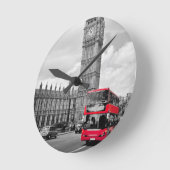 Big Ben London Runde Wanduhr (Winkel)