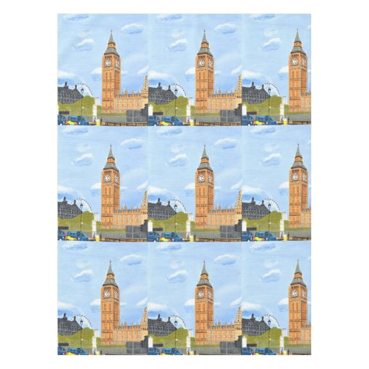Big Ben London tablecloth Tischdecke (Vorderseite)