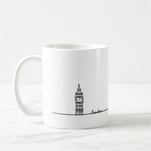 Big Ben London Tasse, Big Ben Tasse, London Gesche Kaffeetasse
