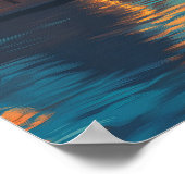 Big Ben, London Travel Poster (Ecke)