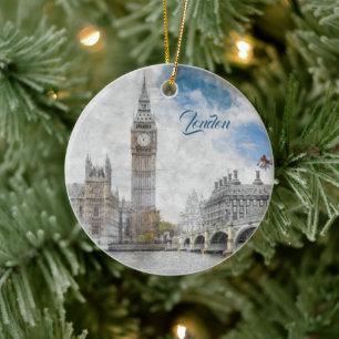 Big Ben London UK Keramik Ornament British Travel