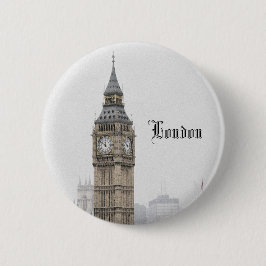 Big Ben London (Wasserfarbe) Button